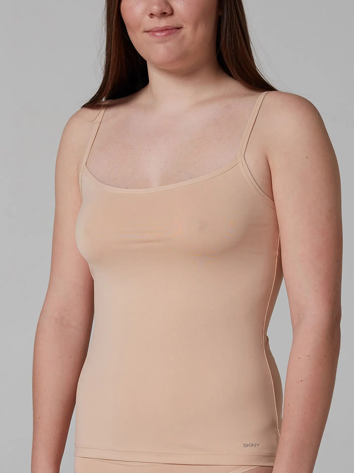 SKINY | Top 2-er Pkg. "Micro Lovers" (Weiss) | beige